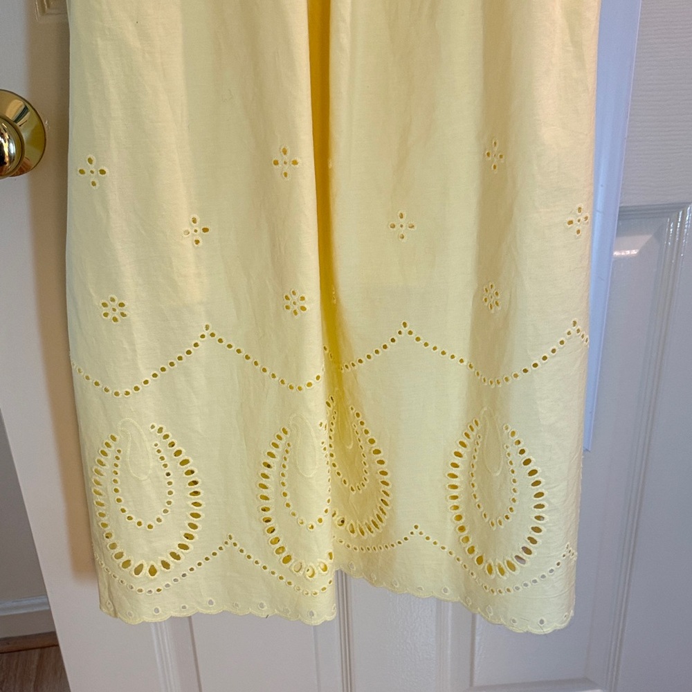 Calypso St. Barth Yellow Midi Dress - Picture 3 of 6